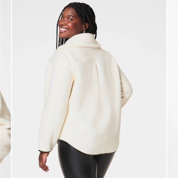 NWT SPANX Fleece Full Zip - Picture 2 of 9